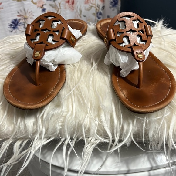 Tory Burch Shoes - Tory Burch Chestnut 🌰 Miller Sandals